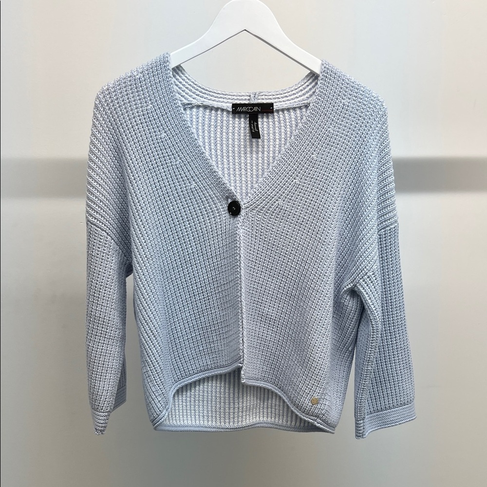 Marc Cain Light Blue Knit Cardigan